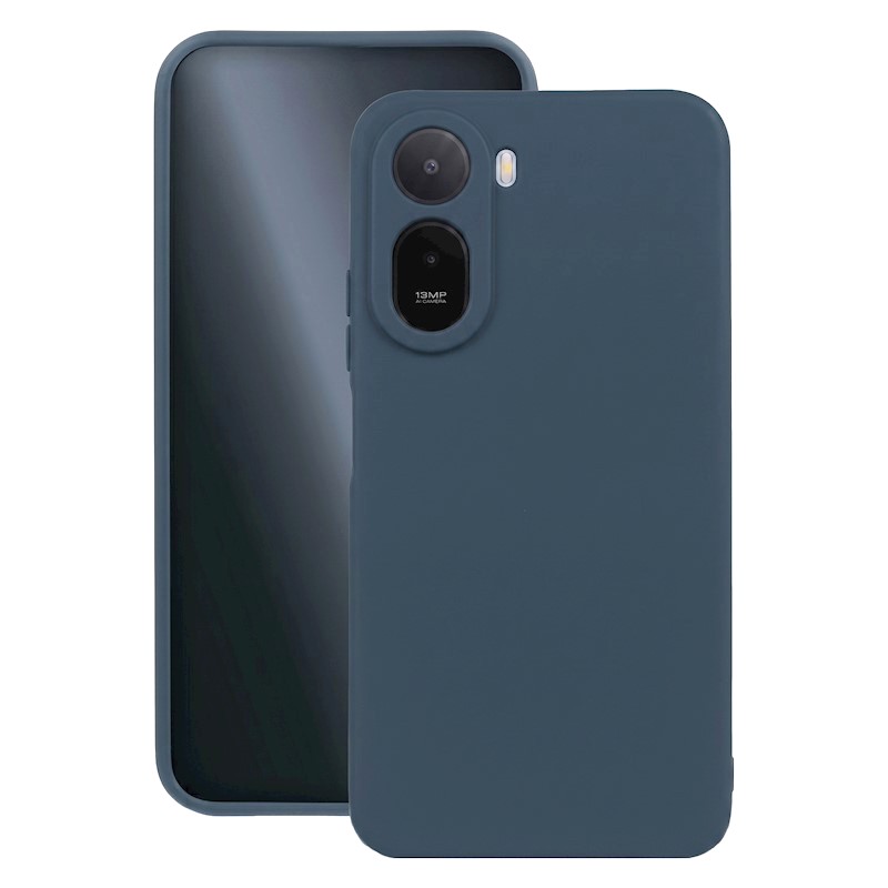 Husa Redmi A7 Pro Silicon Catifea Albastru Inchis