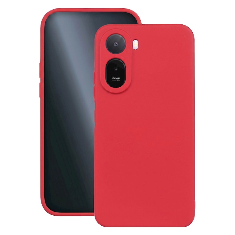 Husa Redmi A7 Pro Silicon Catifea Rosu