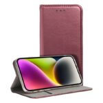 Husa Honor 600 / 600 Pro Smart Magnetic Visiniu