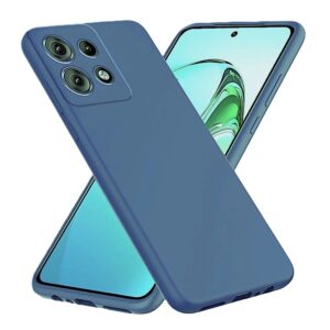 Husa Motorola G67 / G77 Silicon TPU Albastru Inchis