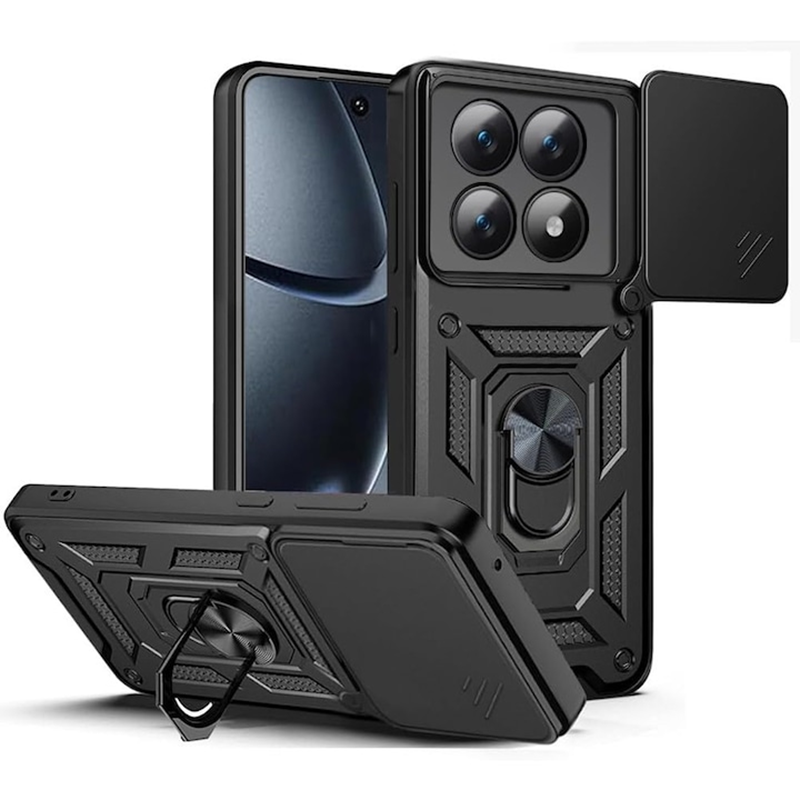 Husa Redmi Note 15 Pro Plus 5G Slide Armor Negru