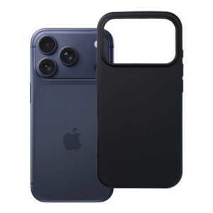 Husa iPhone 17 Pro (big hole) Silicon TPU Negru