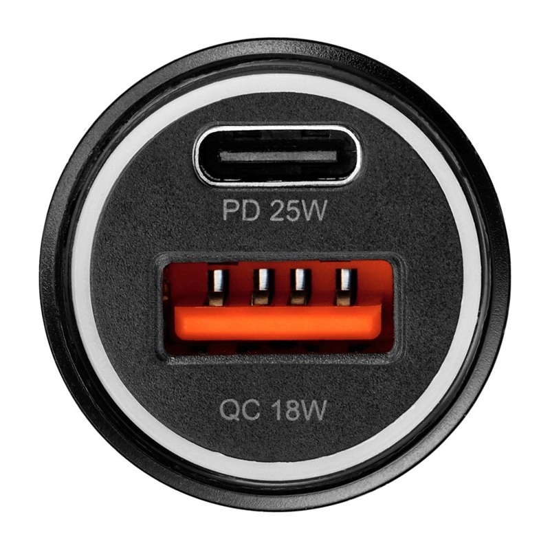Incarcator Auto Blue Star 25W Type C PD 25W Negru