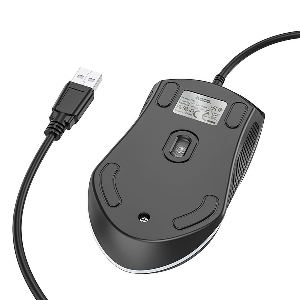 MOUSE CU FIR (gaming) Hoco GM19 usb 1000 DPI - imagine 6