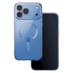 Husa iPhone 17 Pro / 18 Pro MagSafe (open ring) Luxury Cristal Blue