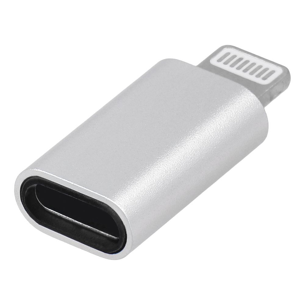 Adaptor OTG Blue Star – USB-A 3.0 - Lightning Alb - imagine 2