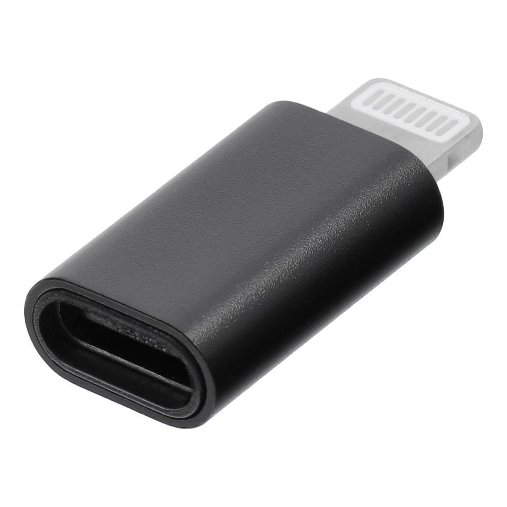 Adaptor OTG Blue Star – USB-A 3.0 - Lightning Negru - imagine 2