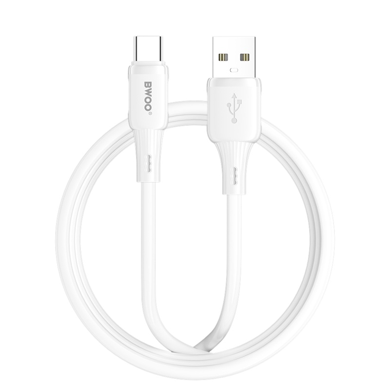 Cablu BWOO X329C - USB A - Tip C Alb