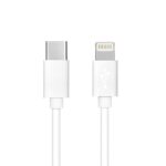 Cablu Date si Incarcare Rapida C291 (blister) Tip C – iPhone 1m, 3A PD 27W Alb
