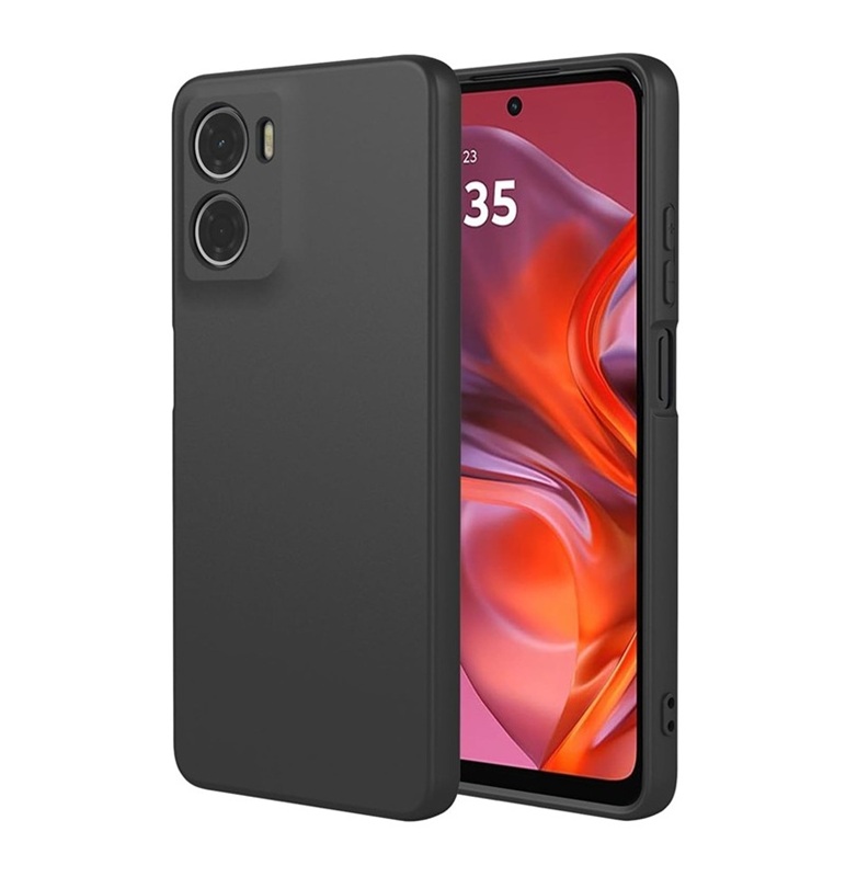 Husa Redmi 15A Silicon Catifea Negru
