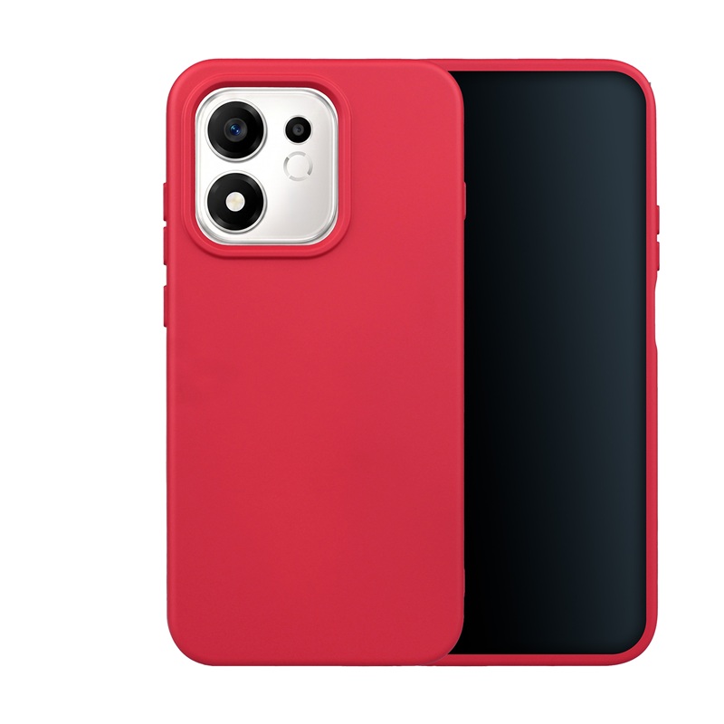 Husa Oppo Reno 16 5G Silicon Catifea Rosu