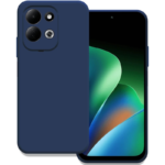 Husa Redmi 17 4G / Redmi 17 5G Silicon Catifea Albastru Inchis