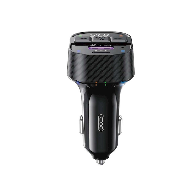 Modulator FM Bluetooth XO BCC17 , 1x USB A + Type C 30W - imagine 3